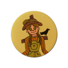 Load image into Gallery viewer, Autumnal Scarecrow Girl | Pinback Badge Button
