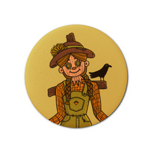 Load image into Gallery viewer, Autumnal Scarecrow Girl | Pinback Badge Button