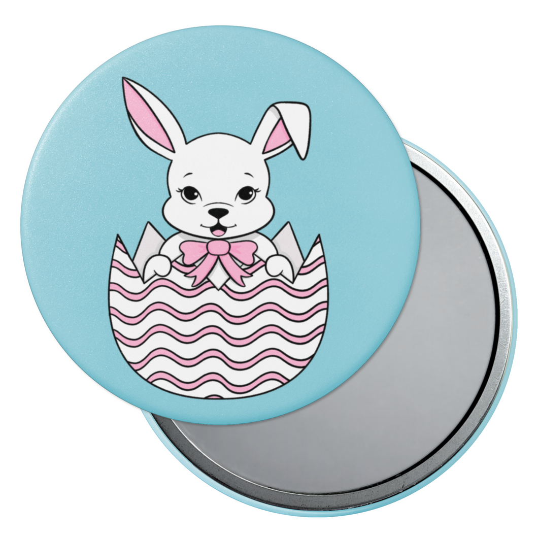 Bunny in Easter Egg | Pocket Mirror