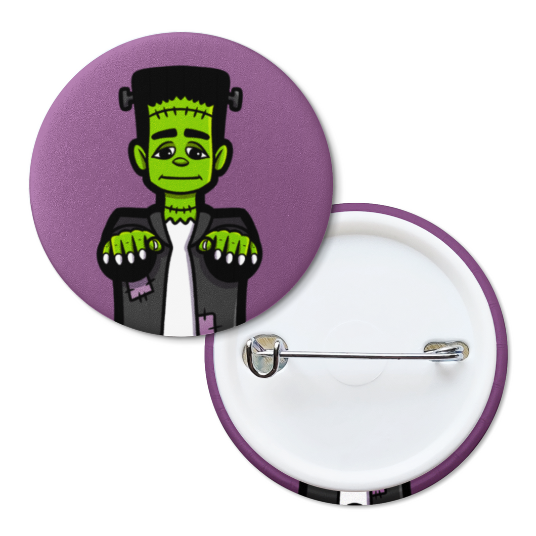 Frankenstein's Monster | Classic Monsters | Pinback Badge Button