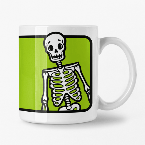 Skeleton | Classic Monsters | Ceramic Mug - Scaredy Cat Studio