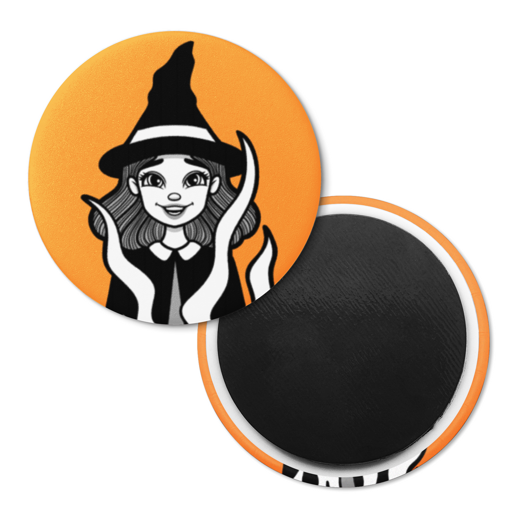Witch & Cauldron | Classic Monsters | Decorative Magnet