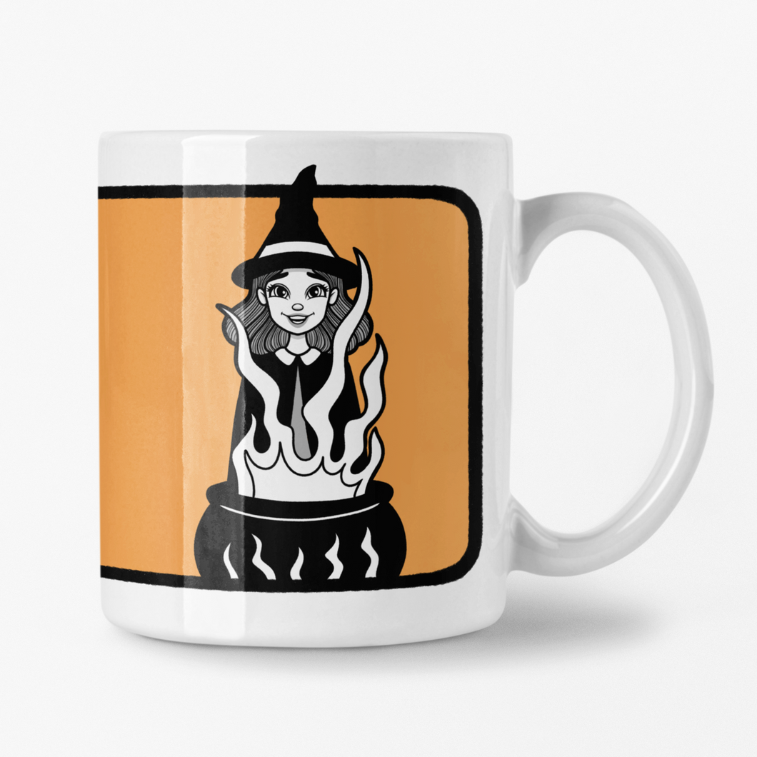 Witch & Cauldron | Classic Monsters | Ceramic Mug