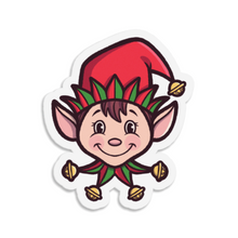 Load image into Gallery viewer, Christmas Elf | 3-inch Waterproof Sticker