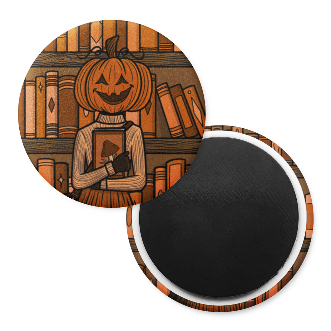 Pumpkin Girl | Haunted Library | Decorative Magnet