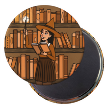 Load image into Gallery viewer, Spell-Casting Witch | Haunted Library | Decorative Magnet
