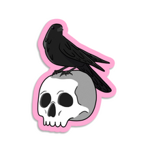 Load image into Gallery viewer, Skull &amp; Raven | 3-inch Waterproof Sticker

