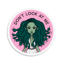 Load image into Gallery viewer, "Don't Look at Me" Medusa | 3-inch Waterproof Sticker
