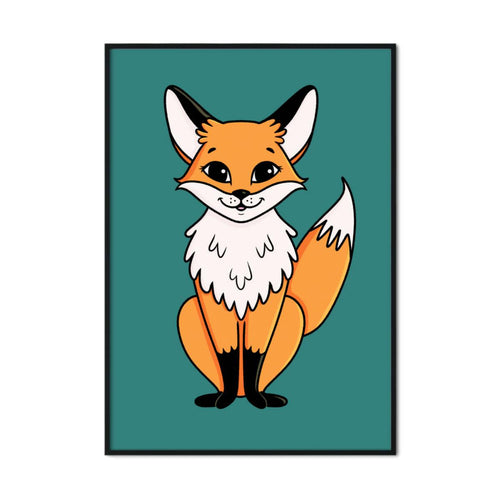Fox | Nocturnal Creatures | A2 Poster - Scaredy Cat Studio