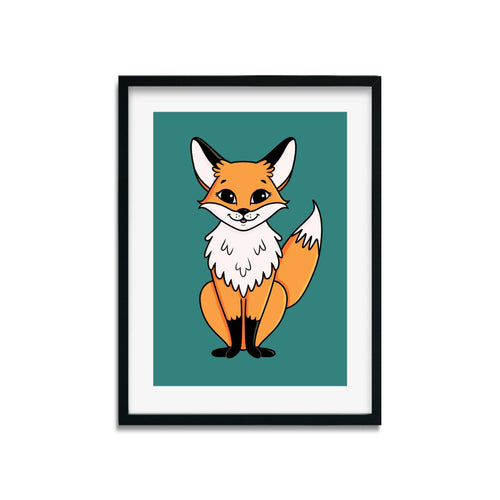 Fox | Nocturnal Creatures | Art Print - Scaredy Cat Studio