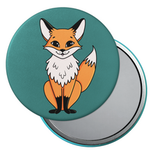 Load image into Gallery viewer, Fox | Nocturnal Creatures | Pocket Mirror
