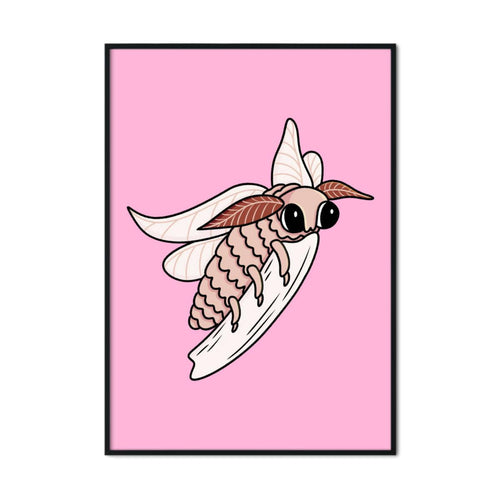 Silk Moth | Nocturnal Creatures | A2 Poster - Scaredy Cat Studio