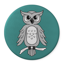 Load image into Gallery viewer, Owl | Nocturnal Creatures | Round Beverage Coaster
