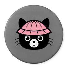 Load image into Gallery viewer, Rainy Day Kitty | Pocket Mirror

