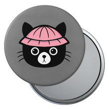 Load image into Gallery viewer, Rainy Day Kitty | Pocket Mirror