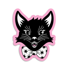 Load image into Gallery viewer, Scaredy Cat Mascot | 3-inch Waterproof Sticker