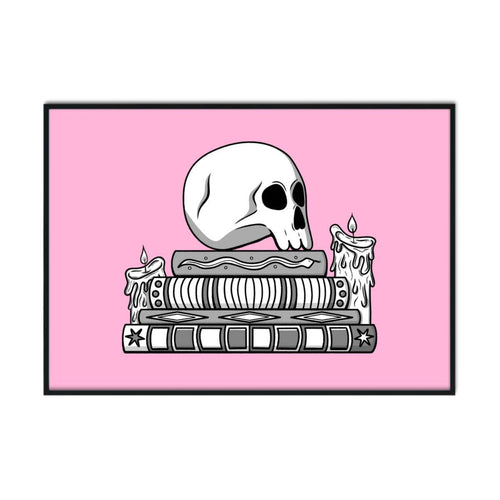 Skull & Spellbooks | A2 Poster - Scaredy Cat Studio