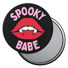 Load image into Gallery viewer, Spooky Babe | Pocket Mirror
