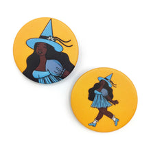 Load image into Gallery viewer, Joyful Spring Witch | Decorative Magnet