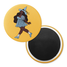 Load image into Gallery viewer, Joyful Spring Witch | Decorative Magnet