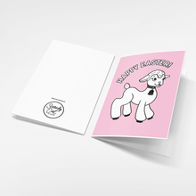 Load image into Gallery viewer, Kitschy Spring Lamb | A6 Easter Greeting Card with Envelope - Scaredy Cat Studio
