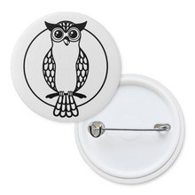 Load image into Gallery viewer, Owl | Pinback Badge Button
