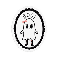 Load image into Gallery viewer, Boo! Cute Ghost Girl | 3-inch Waterproof Sticker
