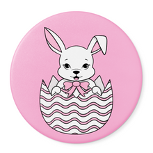 Load image into Gallery viewer, Bunny in Easter Egg | Round Beverage Coaster
