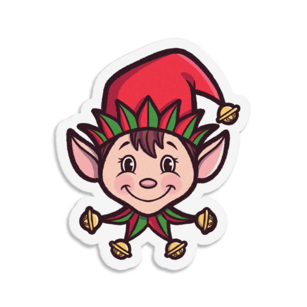 Christmas Elf | 3-inch Waterproof Sticker