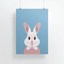 Load image into Gallery viewer, Happy Bunny Portrait | Art Print - Scaredy Cat Studio
