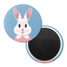 Load image into Gallery viewer, Happy Bunny Portrait | Decorative Magnet
