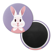 Load image into Gallery viewer, Happy Bunny Portrait | Decorative Magnet
