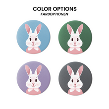 Load image into Gallery viewer, Happy Bunny Portrait | Decorative Magnet
