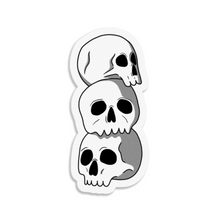 Load image into Gallery viewer, Skull Stack | 3-inch Waterproof Sticker
