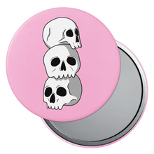 Load image into Gallery viewer, Skull Stack | Pocket Mirror
