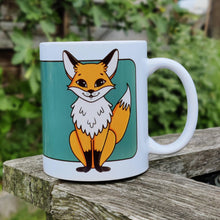 Load image into Gallery viewer, Fox | Nocturnal Creatures | Ceramic Mug - Scaredy Cat Studio
