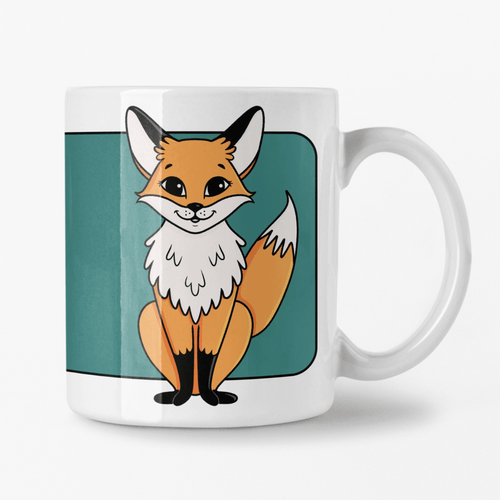 Fox | Nocturnal Creatures | Ceramic Mug - Scaredy Cat Studio