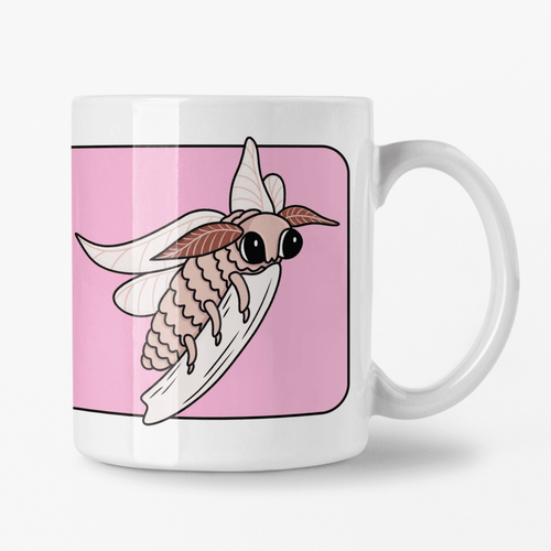 Silk Moth | Nocturnal Creatures | Ceramic Mug - Scaredy Cat Studio