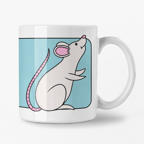 Mouse | Nocturnal Creatures | Ceramic Mug - Scaredy Cat Studio
