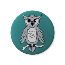 Load image into Gallery viewer, Owl | Nocturnal Creaturesn | Pinback Badge Button
