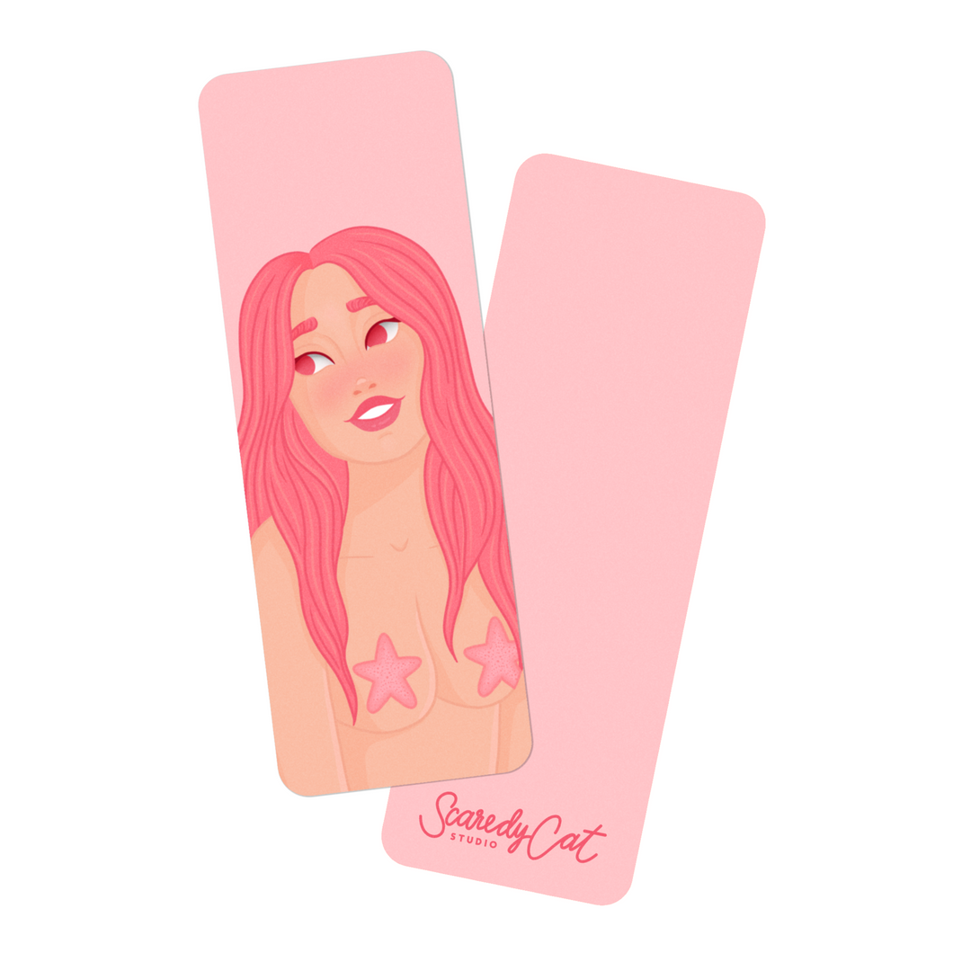 Pretty in Pink Mermaid | Bookmark