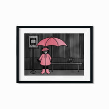 Laden Sie das Bild in den Galerie-Viewer, Rainy Day Kitty | Art Print - Scaredy Cat Studio
