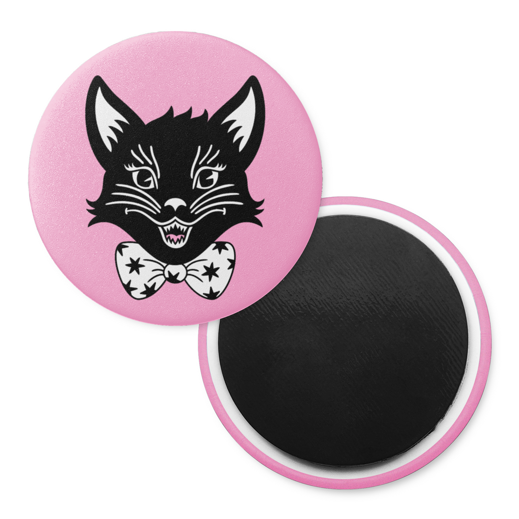 Scaredy Cat Maskottchen | Dekorativer Magnet