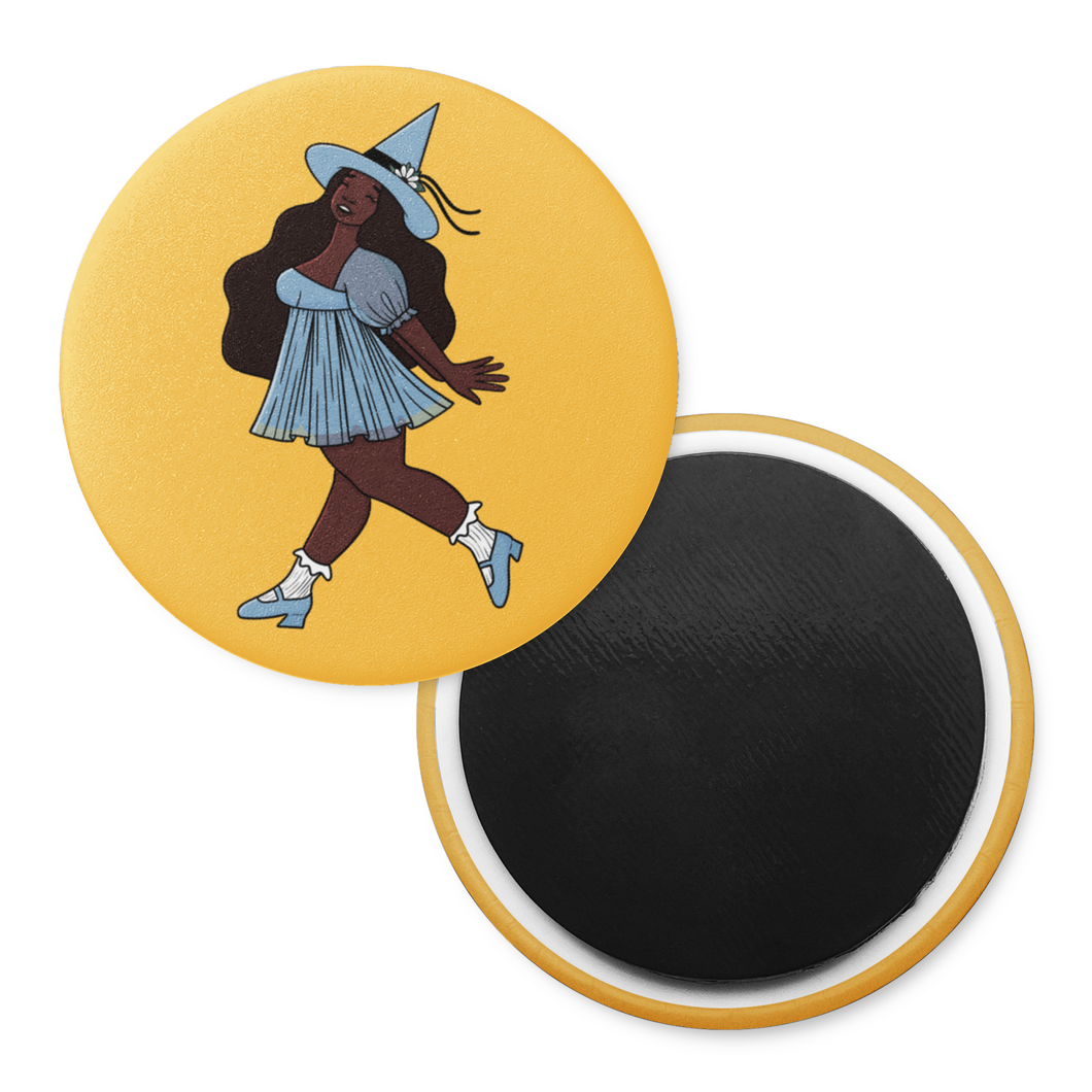 Joyful Spring Witch | Decorative Magnet