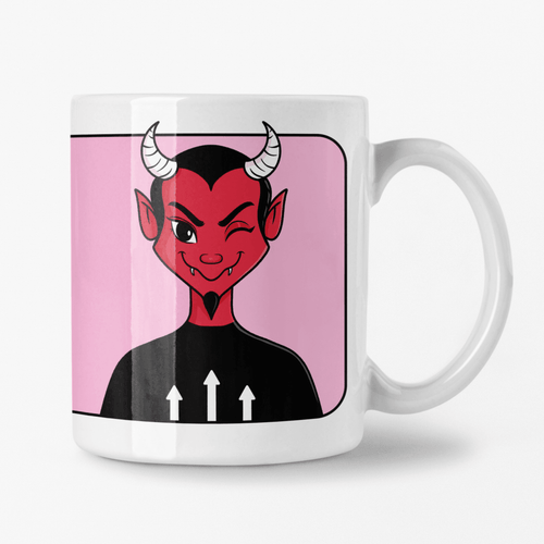 Winking Devil | Ceramic Mug - Scaredy Cat Studio